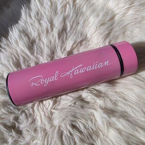 Stainless Steel Water w/ Tea Infuser Royal Hawaiian Pink Vacuum Seal 16oz